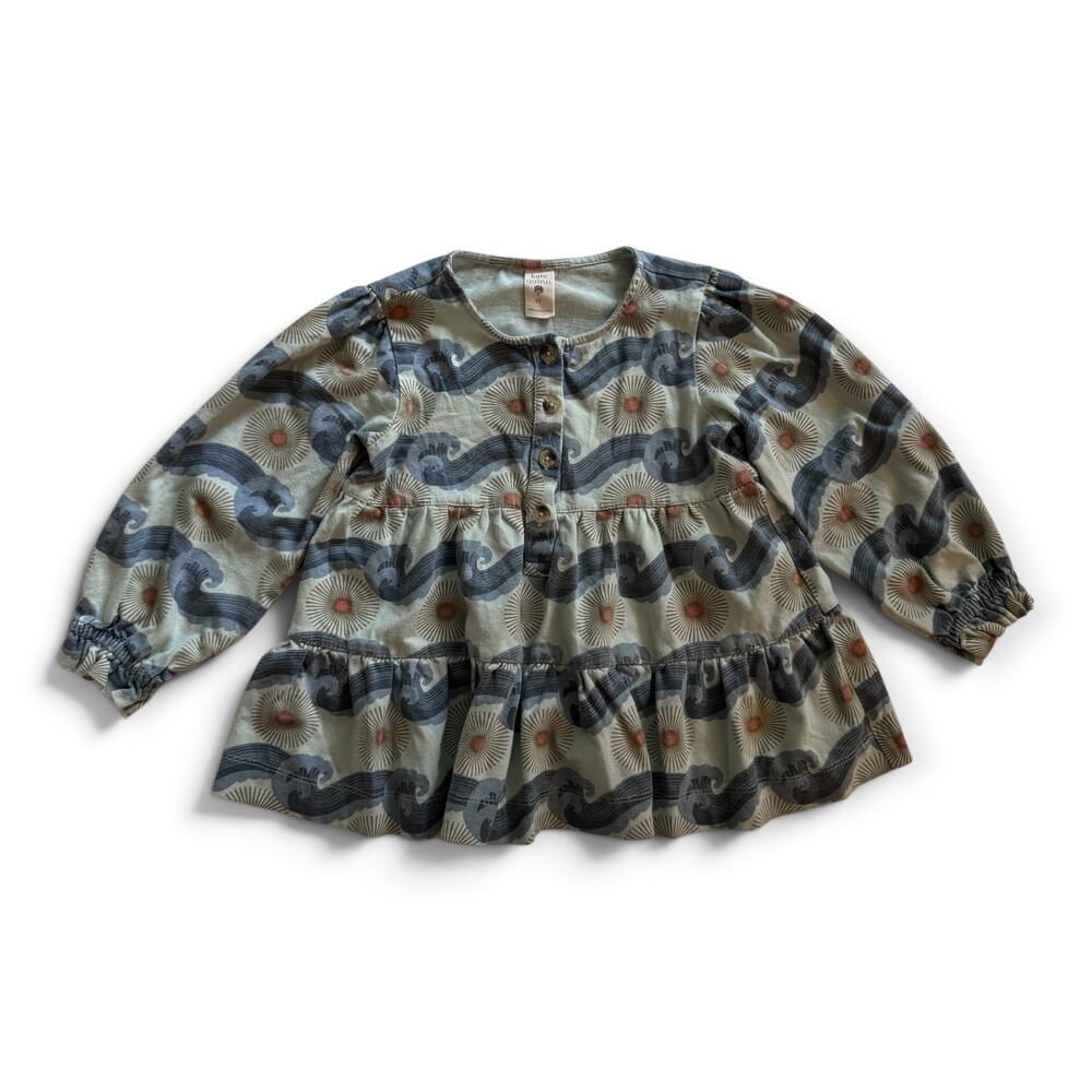 Kate Quinn organic cotton ocean sun ruffle henley